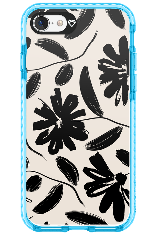 Monochrome Flowerss 2.0 - Apple iPhone SE 2022
