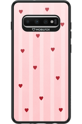 Red Little Hearts 2.0 - Samsung Galaxy S10+