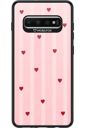Red Little Hearts 2.0 - Samsung Galaxy S10+