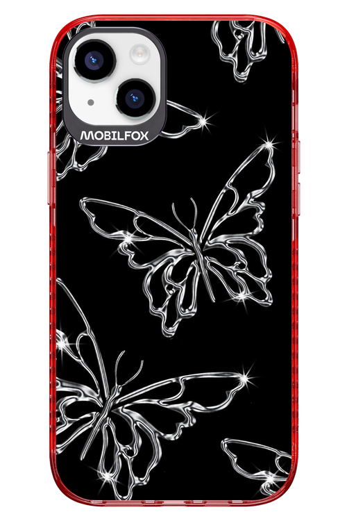 Silver Butterfly 2.0 - Apple iPhone 14 Plus
