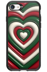 XMAS Hearts - Apple iPhone 8