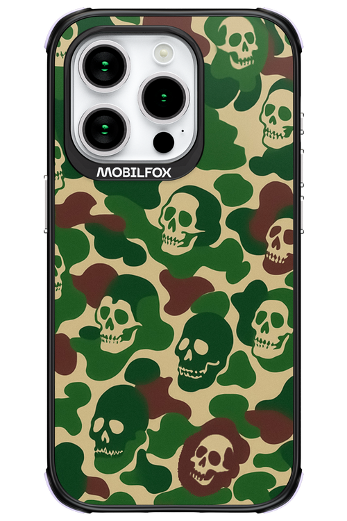 Camo Skull 2.0 - Apple iPhone 15 Pro