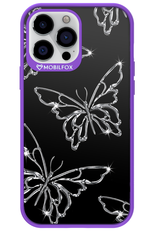 Silver Butterfly 2.0 - Apple iPhone 13 Pro Max