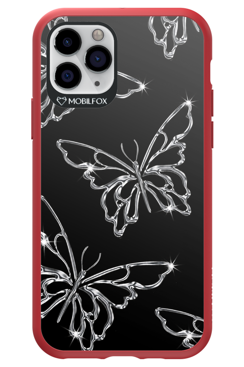 Silver Butterfly 2.0 - Apple iPhone 11 Pro