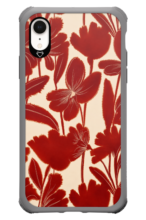 Burgundy Flowers 2.0 - Apple iPhone XR