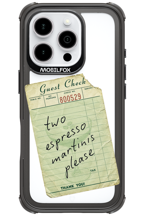 Espresso Martini 2.0 - Apple iPhone 16 Pro
