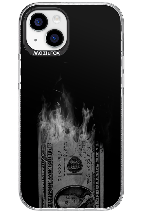 Money Burn B&W 2.0 - Apple iPhone 15 Plus