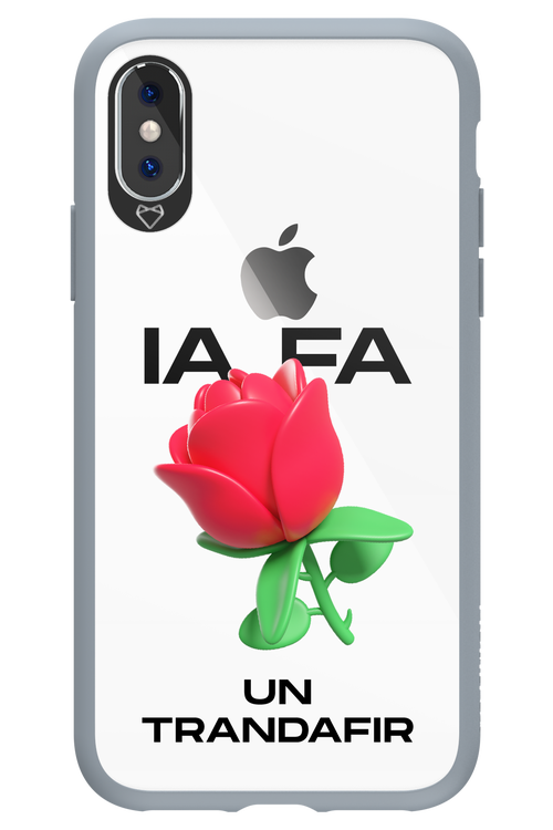 IA Rose Transparent - Apple iPhone XS