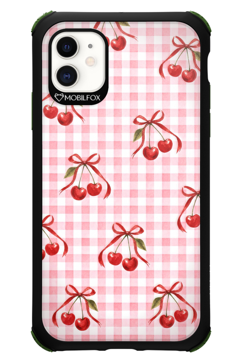 Pink Cherry Checked 2.0 - Apple iPhone 11