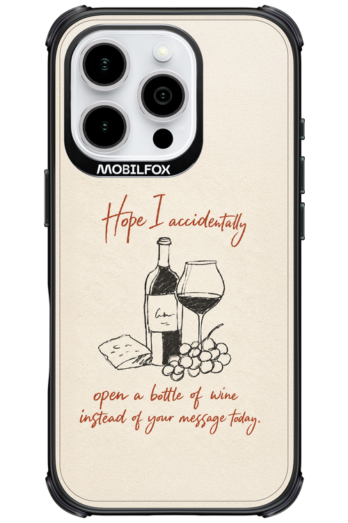 Bottle of wine 2.0 - Apple iPhone 16 Pro
