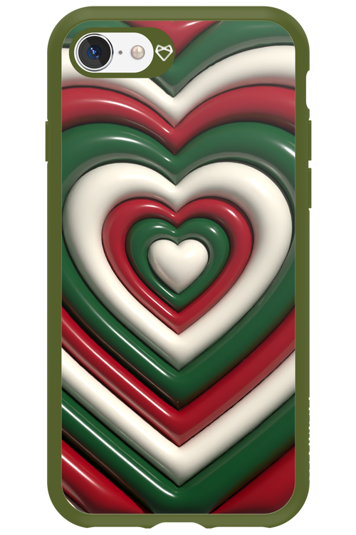 XMAS Hearts - Apple iPhone SE 2022