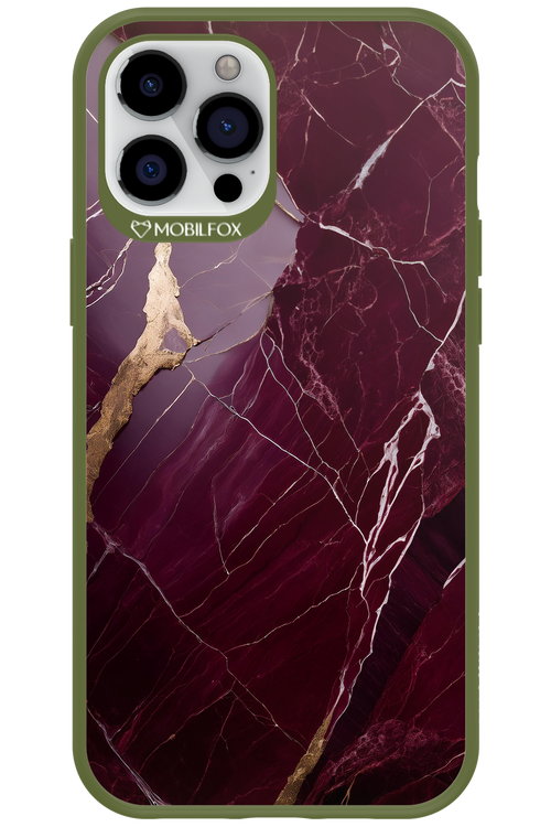 Burgundy Marble - Apple iPhone 12 Pro Max