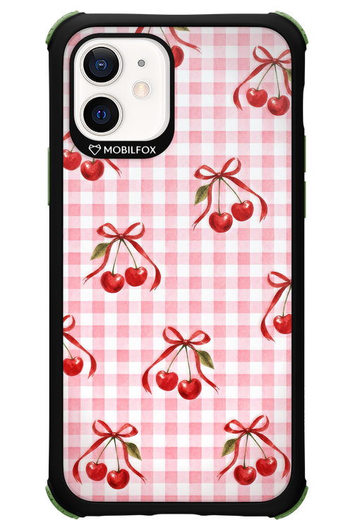 Pink Cherry Checked 2.0 - Apple iPhone 12