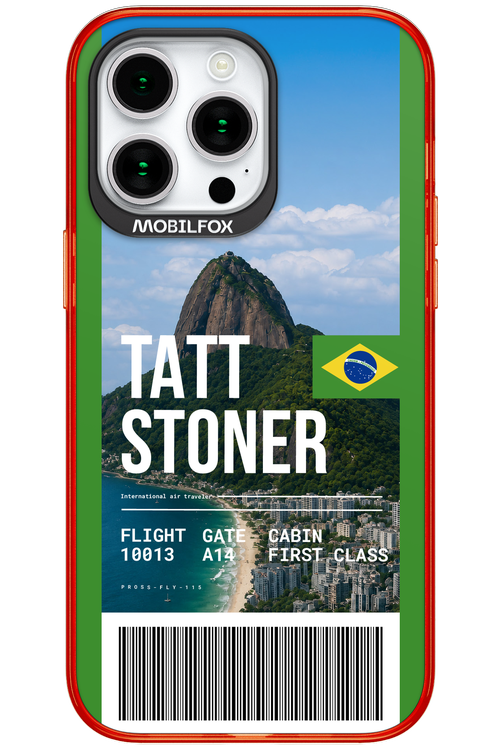 TATT STONER (fly ticket) 2.0 - Apple iPhone 15 Pro Max