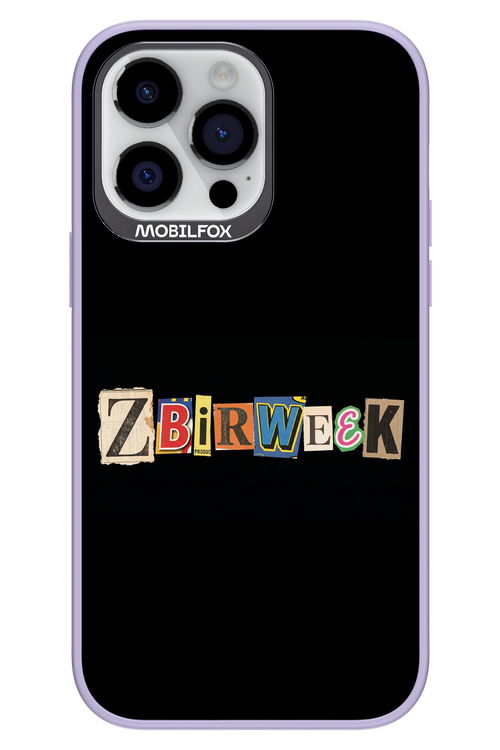 Zbirweek (black) 2.0 - Apple iPhone 14 Pro Max