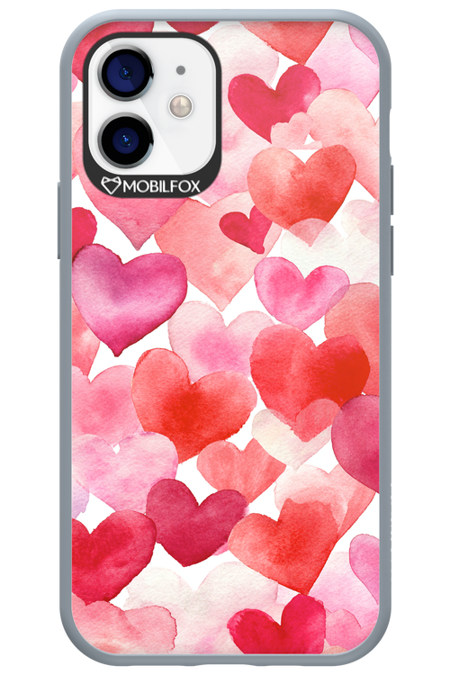 Water Painted Heart 2.0 - Apple iPhone 12
