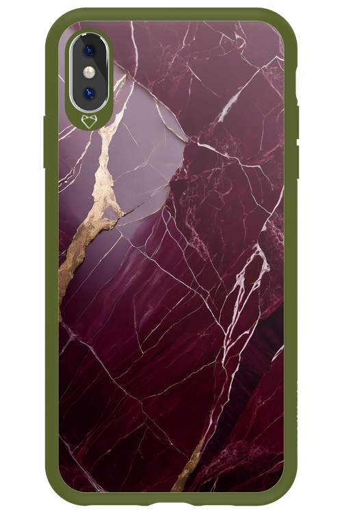 Burgundy Marble - Apple iPhone XS Max