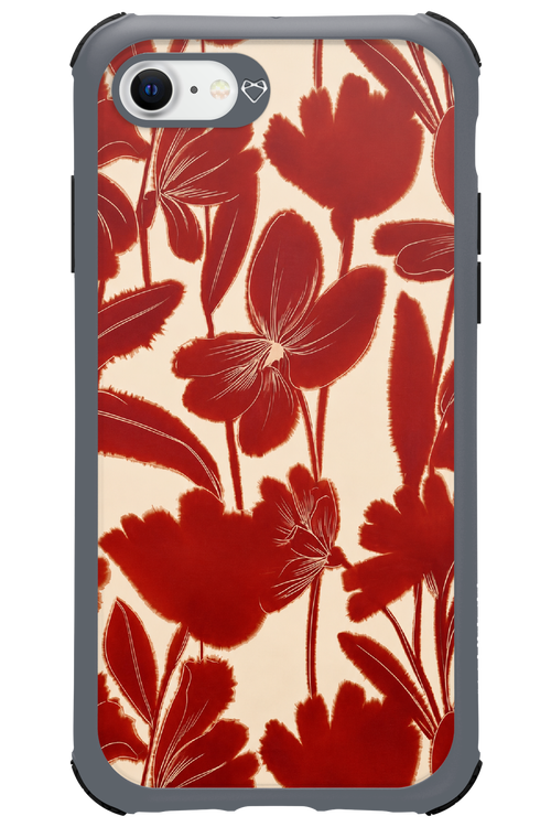 Burgundy Flowers 2.0 - Apple iPhone SE 2022
