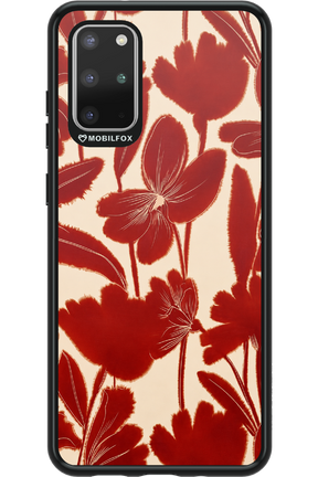 Burgundy Flowers 2.0 - Samsung Galaxy S20+