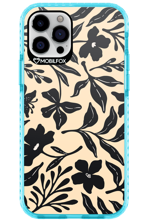 Black Flowers 2.0 - Apple iPhone 12 Pro