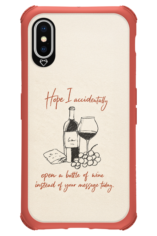 Bottle of wine 2.0 - Apple iPhone X