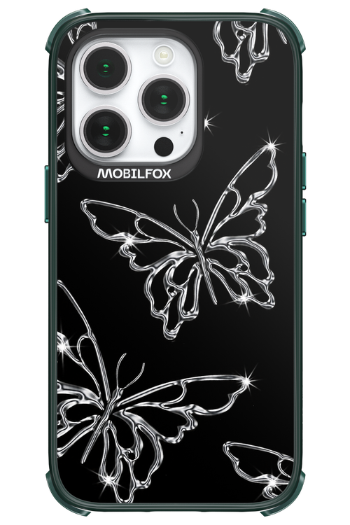 Silver Butterfly 2.0 - Apple iPhone 14 Pro