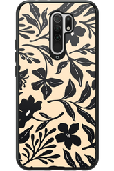 Black Flowers 2.0 - Xiaomi Redmi 9