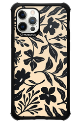 Black Flowers 2.0 - Apple iPhone 12 Pro