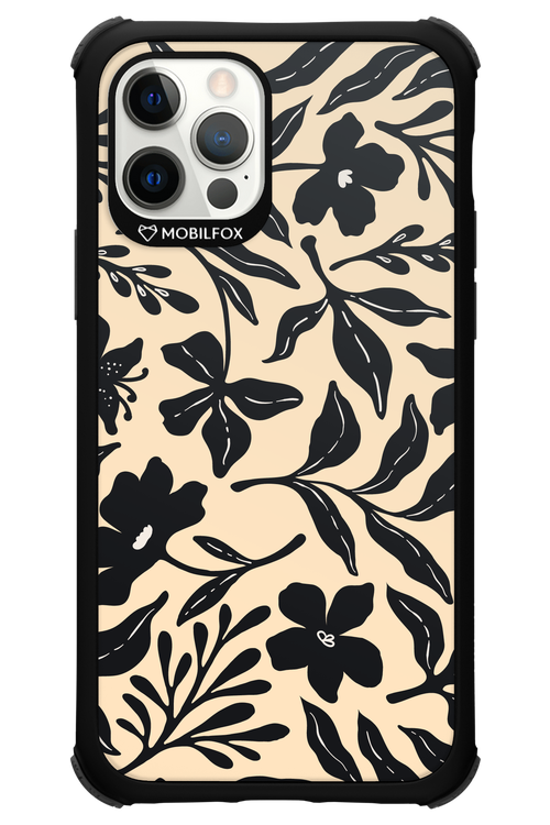 Black Flowers 2.0 - Apple iPhone 12 Pro