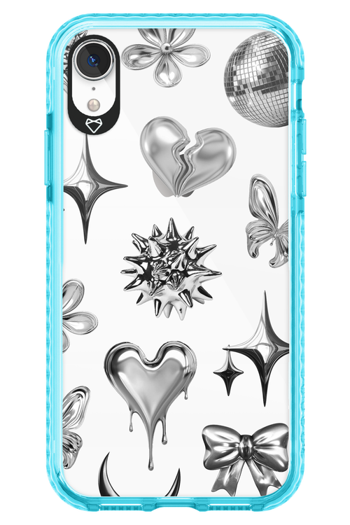 Silver Zone Transparent - Apple iPhone XR