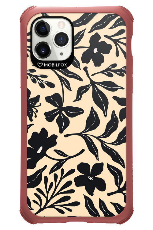 Black Flowers 2.0 - Apple iPhone 11 Pro