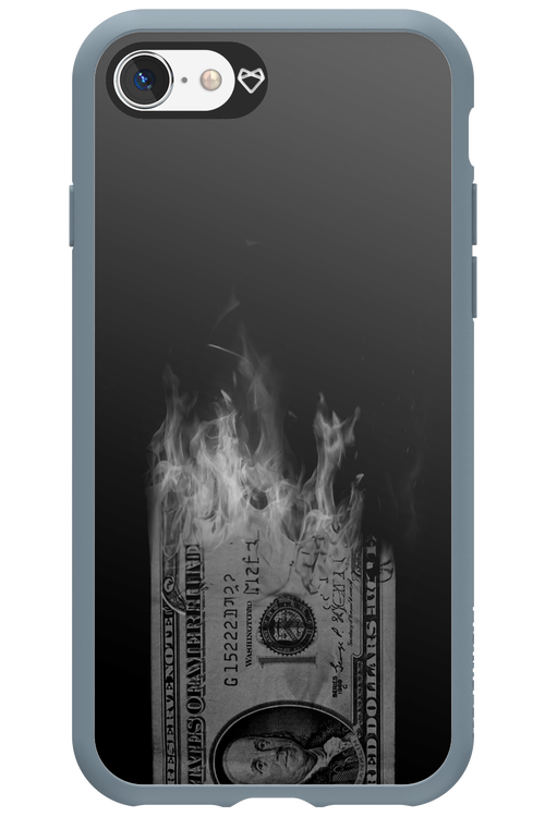 Money Burn B&W 2.0 - Apple iPhone 8