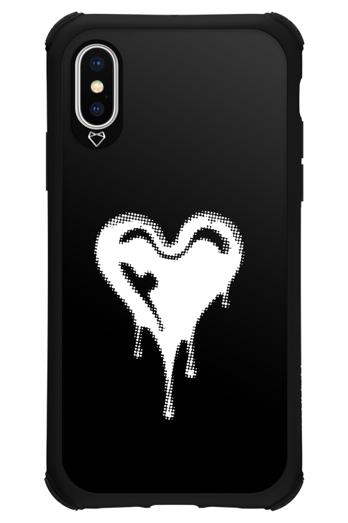 Heart Black - Apple iPhone X