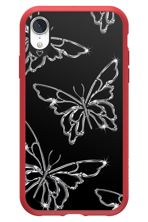 Silver Butterfly 2.0 - Apple iPhone XR