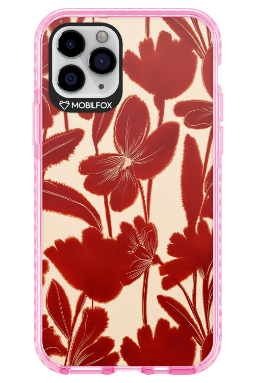 Burgundy Flowers 2.0 - Apple iPhone 11 Pro