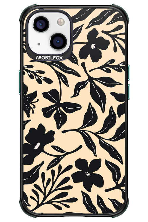 Black Flowers 2.0 - Apple iPhone 13