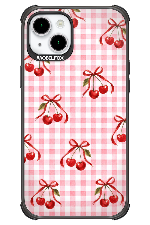 Pink Cherry Checked 2.0 - Apple iPhone 15 Plus