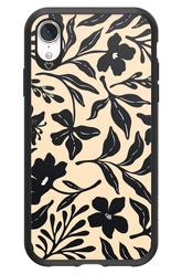 Black Flowers 2.0 - Apple iPhone XR