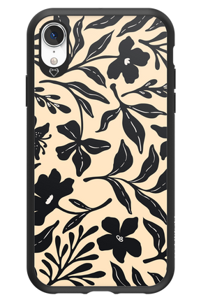 Black Flowers 2.0 - Apple iPhone XR
