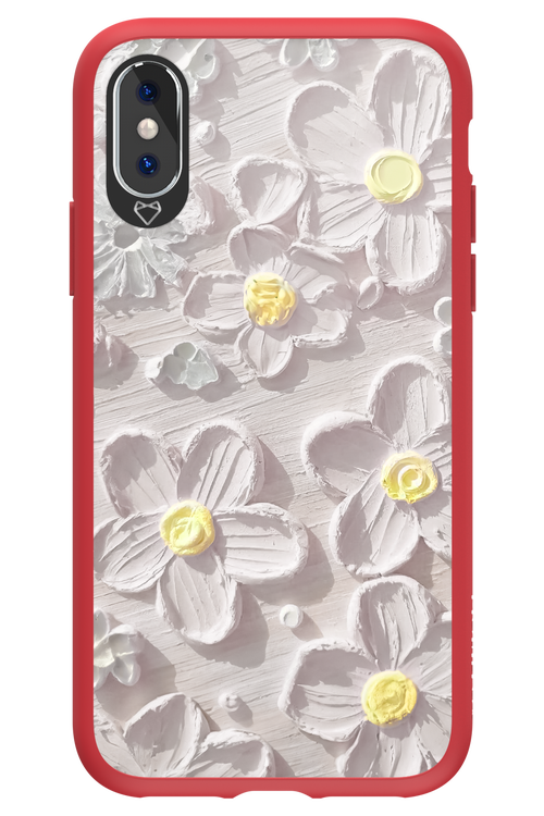 White Flowers 2.0 - Apple iPhone X