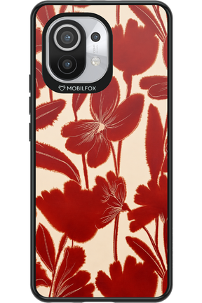 Burgundy Flowers 2.0 - Xiaomi Mi 11 5G