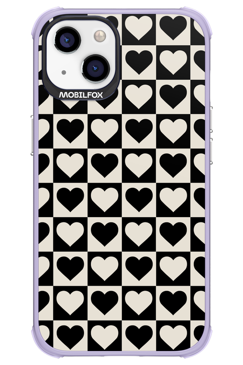 Checkered Heart - Apple iPhone 13