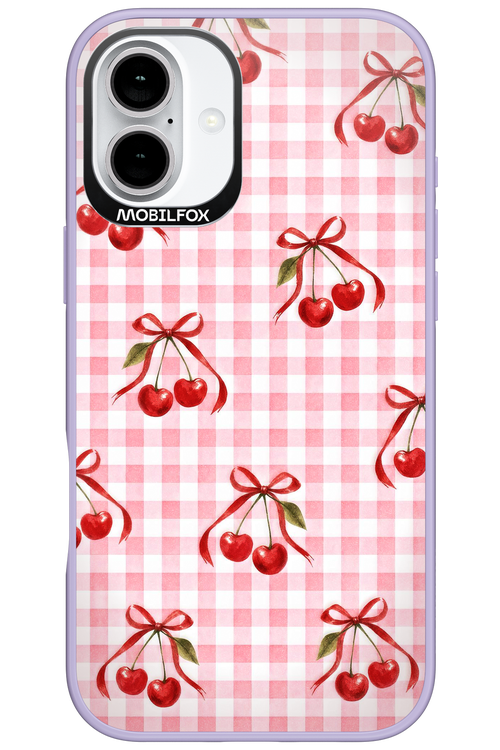 Pink Cherry Checked 2.0 - Apple iPhone 16 Plus