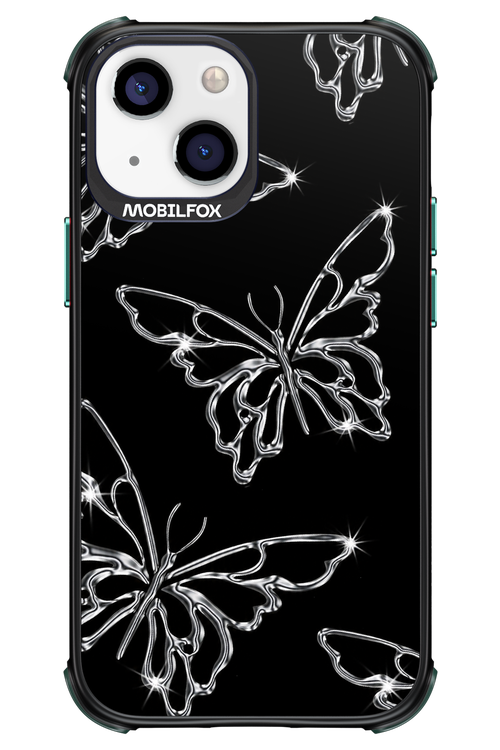 Silver Butterfly 2.0 - Apple iPhone 13 Mini