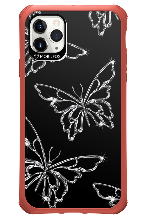 Silver Butterfly 2.0 - Apple iPhone 11 Pro Max