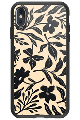 Black Flowers 2.0 - Apple iPhone XS Max