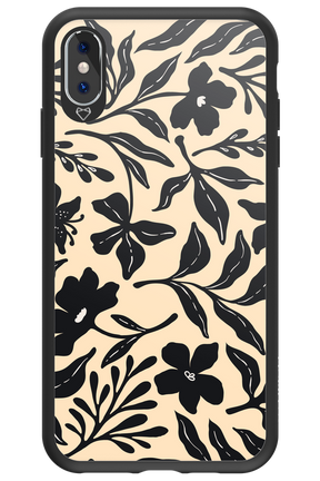 Black Flowers 2.0 - Apple iPhone XS Max