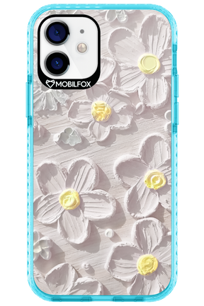White Flowers - Apple iPhone 12
