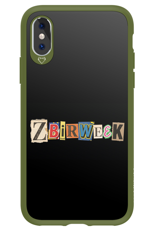 Zbirweek (black) 2.0 - Apple iPhone XS