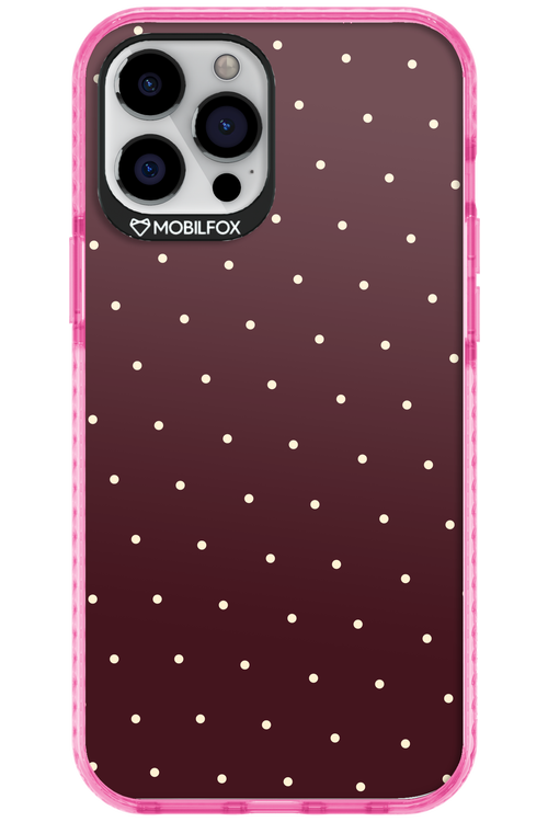 Burgundy Polka 2.0 - Apple iPhone 12 Pro Max